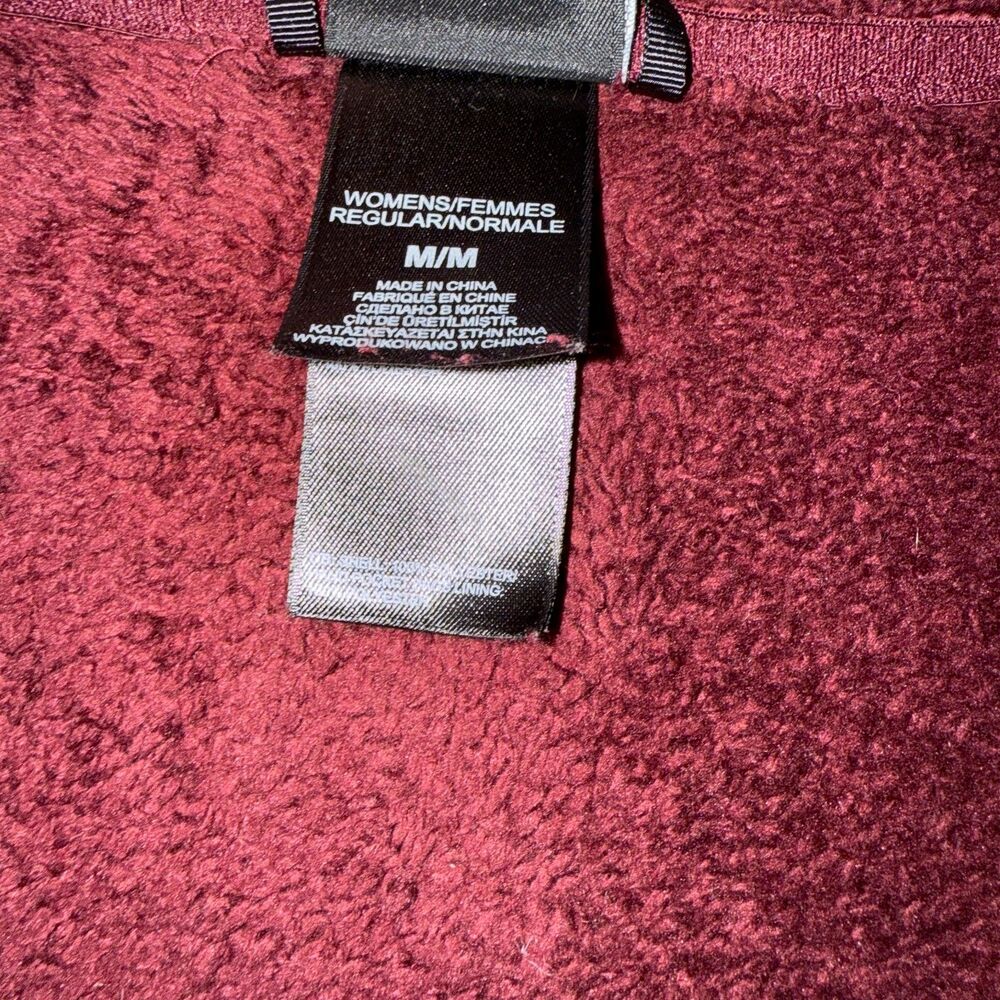 The North Face Osito Fleece Jacket – Women’s Medium – Burgundy – Full-Zip - Picture 5 of 10